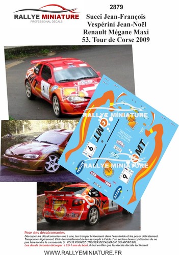 Decals ref 2879 renault - decals, 1/43