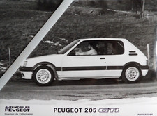 Photo PEUGEOT 205 GTI de 01 / 1984 . P115