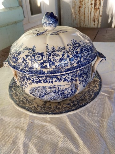 Luneville faience soupière - kg,