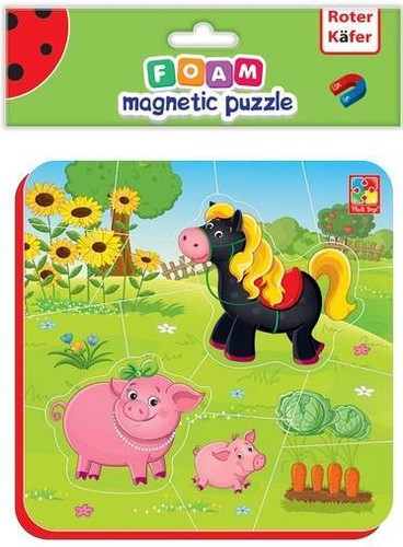 Puzzle mousse magnétique - en,