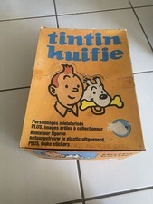 HERGE / TINTIN / TRES RARE BOITE AVEC  PERSONNAGE ...22 X 29 X 17 CM  ANNEES  72
