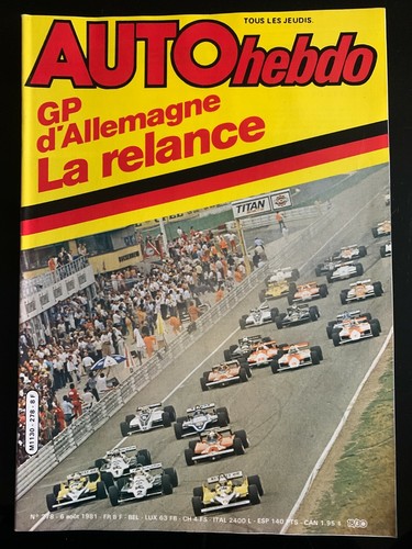 Auto hebdo 278 - du, 6/08/1981