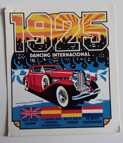 Sticker autocollant 1925 - sticker,