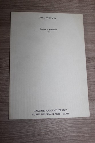 Ivan theimer catalogue - theimer,,