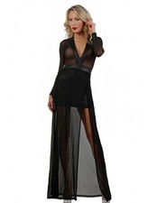 Robe Longue Micro Résille