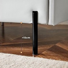 Ensemble de 4 pieds de meubles métalliques contemporains pour canapé support p