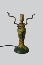 Pied de lampe en pate de verre