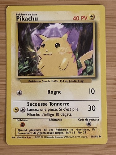 Cartes pokémon pikachu - cartes,