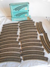 Vintage Marklin 3 rail curved track x 29 5100 10 1/1 boxed