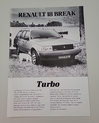 Catalogue renault turbo - catalogue,