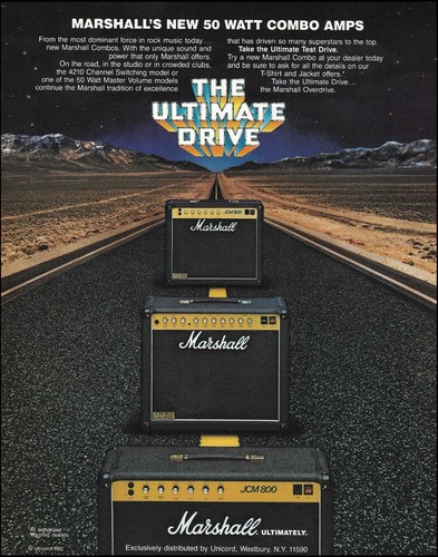 1982 marshall jcm - jcm, series