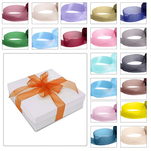 20m ruban organza couleurs - organza,