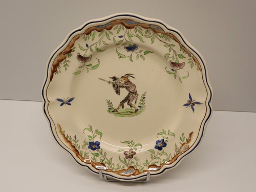 Assiette ceramique longchamp - *assiette,