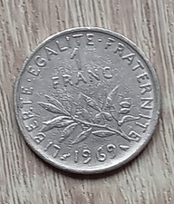 Pièce de 1 francs semeuses