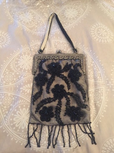 Vintage beaded bag - vintage,