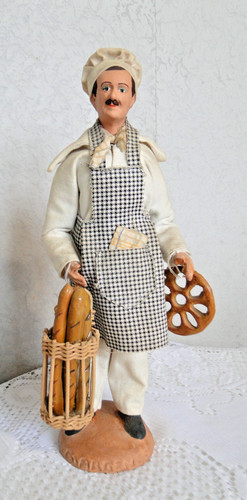 Doll handmade santon - handmade, ancien