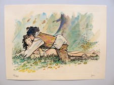 MANARA sérigraphie Un été indien signée 26/999