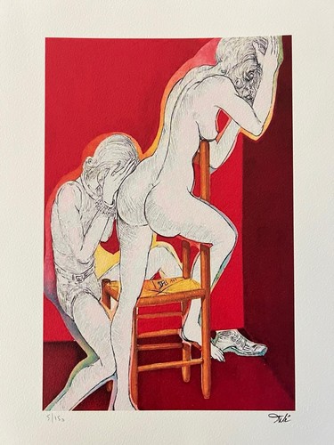 Lithographie print après - lithographie, d’après