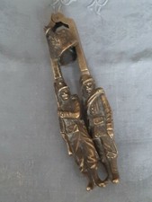 Rare casse-noix à prises de soldats français et russes. Guerre 14-18.