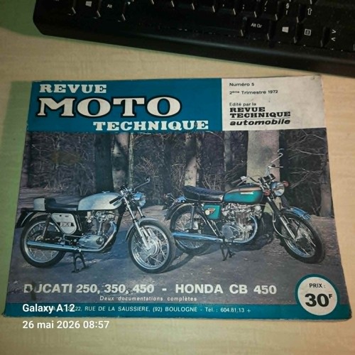 Rtm honda cb450 - cb450, ducati