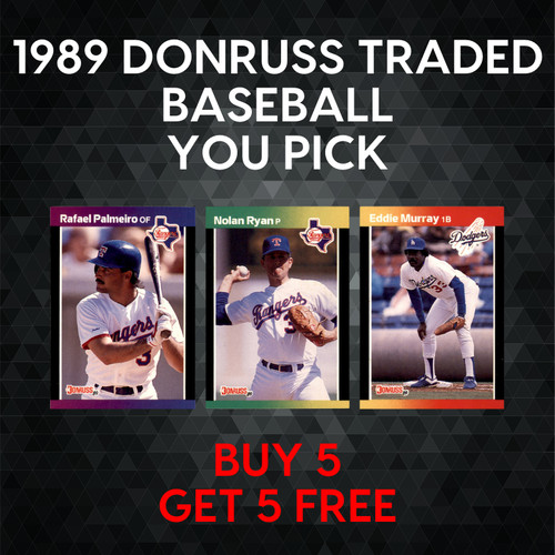 1989 donruss traded - traded, #1-56