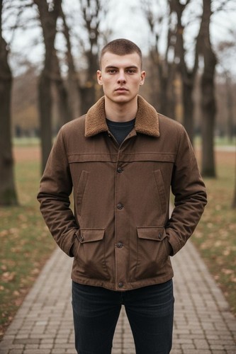 Veste simili daim - veste, simili-daim
