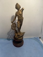 Sujet en régule, art nouveau, accidents