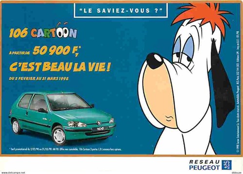 Carte postale automobiles - postale,