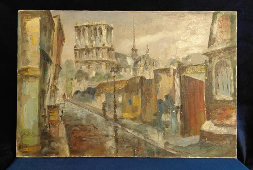 Original andre besse 24x36 - original, oil