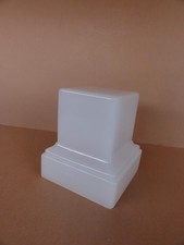 Magnifique opaline moderniste 1930 pour lampe Art Déco