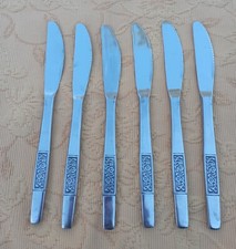 Lot de 6 couteaux  vintage  de la marque Amefa Stainless ( Pays Bas ) DN3301/2