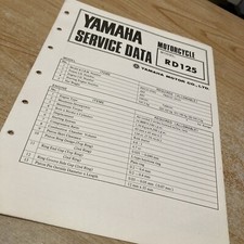 Yamaha RD125 type 396 416 RD 125 Fiche technique caractéristique moto collection