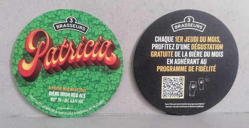 Sous bock bière brasseurs - 3,
