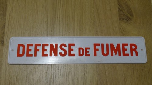 Panneau signaletique defense - signaletique,