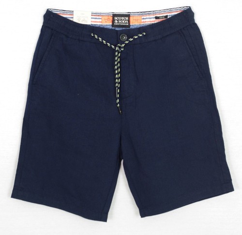 Bermuda lin bleu marine scotch - bermuda,