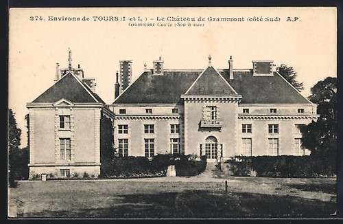 Cpa tours château de - château,
