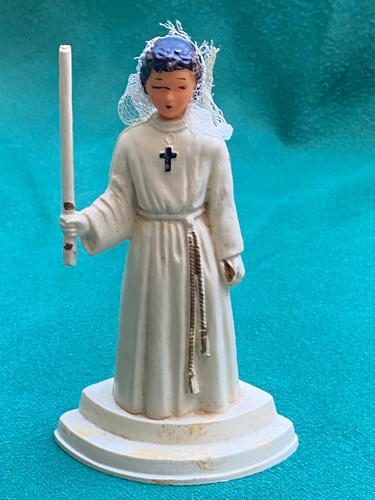 Figurine fille communiante - fille, communiante/