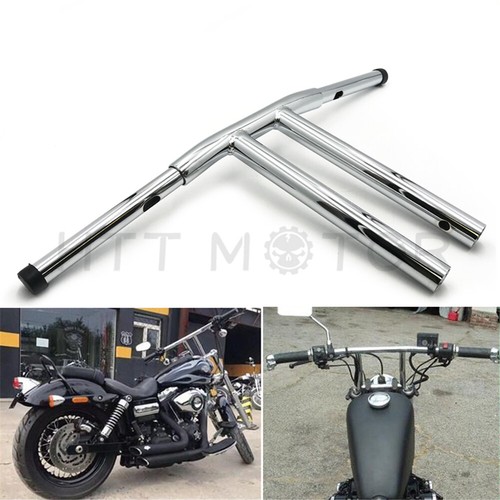 Chrome rise t bars - 14",