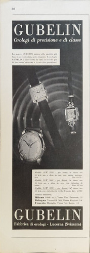 Gubelin publicité montre - gubelin,