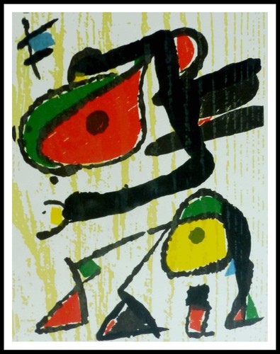 Joan miro bois original - miro, :