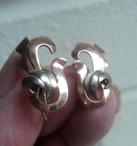 Boucles oreilles art déco - boucles, d'oreilles