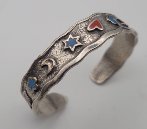 Bracelet jonc vintage - bracelet, argent