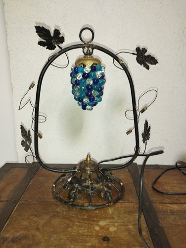 Lampe grappe raisin fer - grappe,