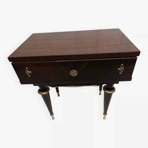 Table nuit laquée vintage - table,