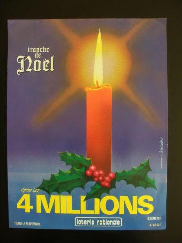 Affiche loterie nationale