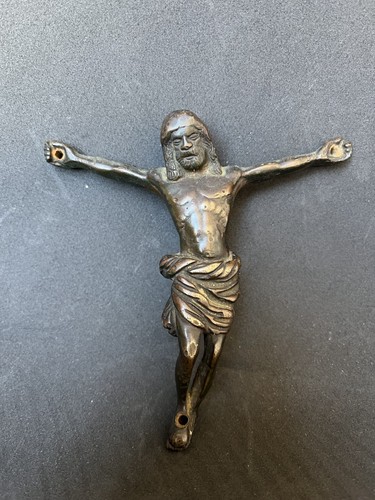 Christ gothique, bronze