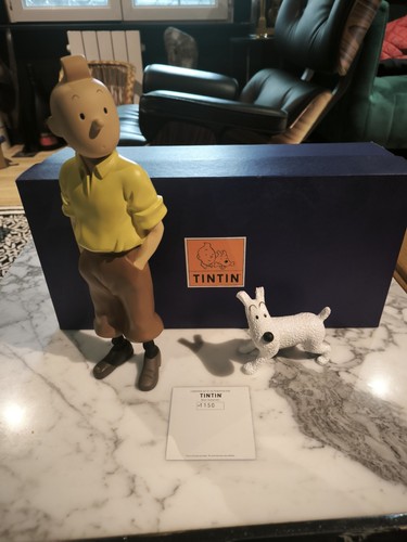 Tintin milou debout - tintin,