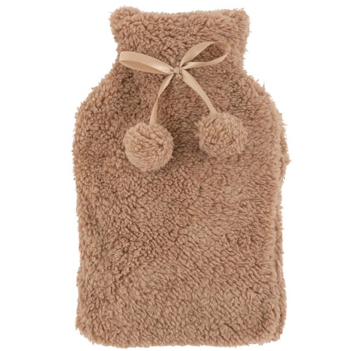 Bouillotte fourrure marron - en,