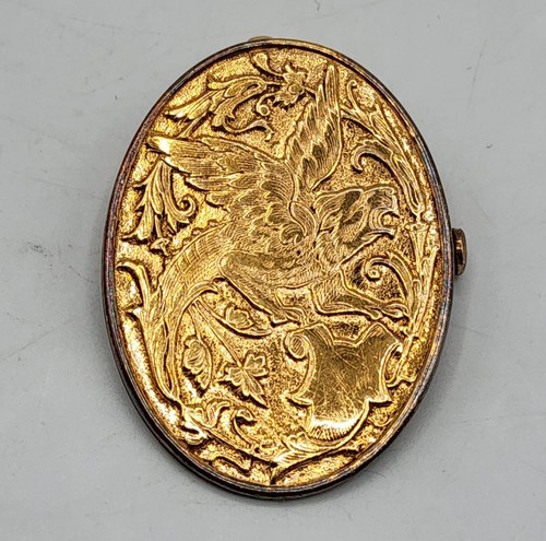 Bijou broche pendentif métal