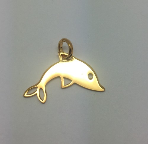 Pendentif plaque 18k - en,